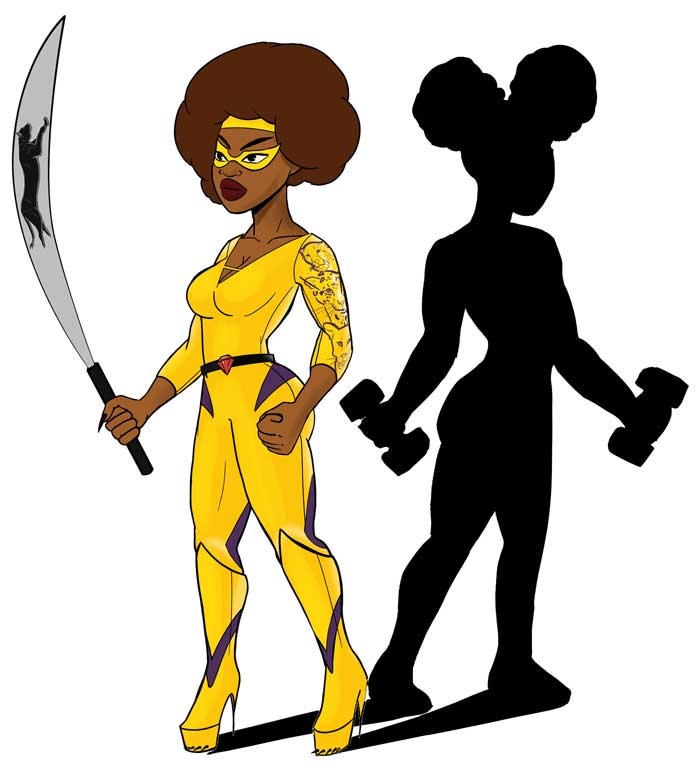 Kilinda and KamIli as her shadow