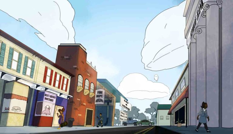 The street side view of Orafalonia